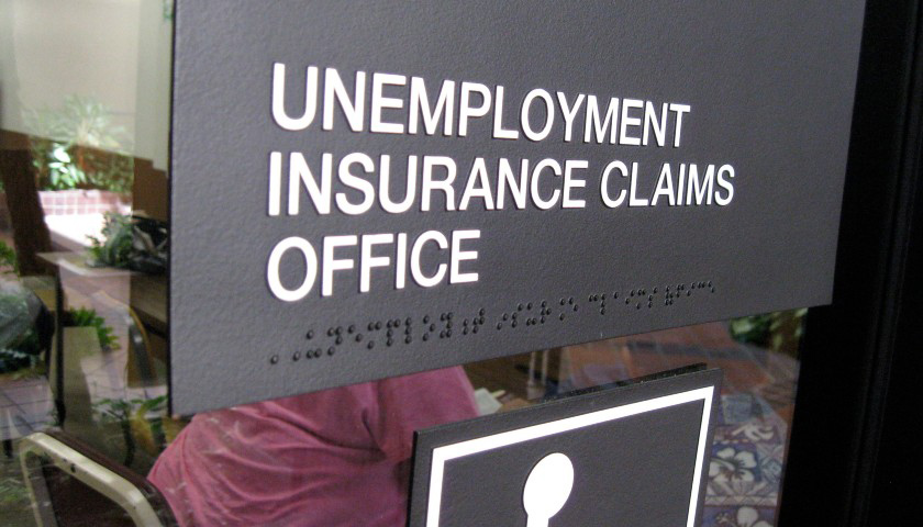 Unemployment sign