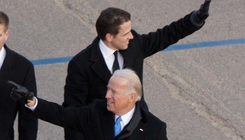 Hunter and Joe Biden - Inauguration
