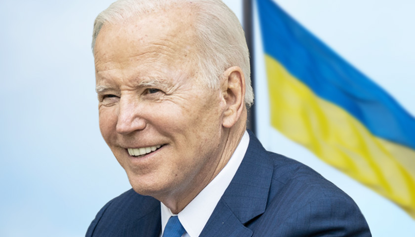 Joe Biden Ukraine flag