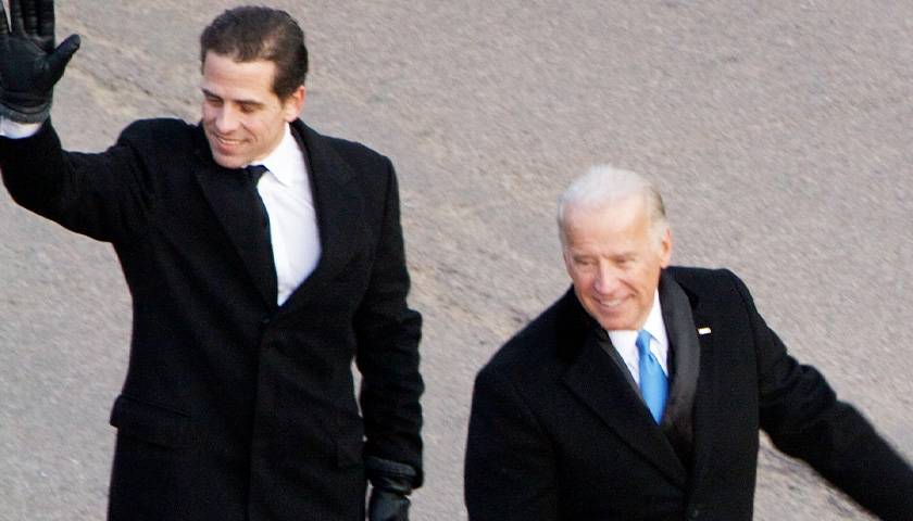 Joe Biden with Hunter Biden