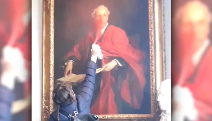 Lord Balfour of Cambridge portrait destroyed by vandal
