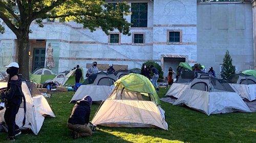 Emory University anti-Israel encampment