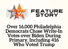 TSNN Featured: Over 16,000 Philadelphia Democrats Chose Write-In Votes over Biden During Primary, Including 416 Who Voted Trump