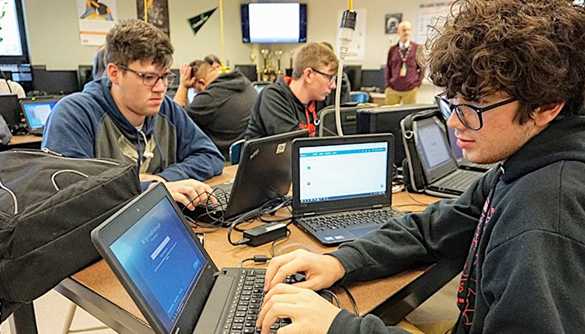 Students in Butler Tech classroom