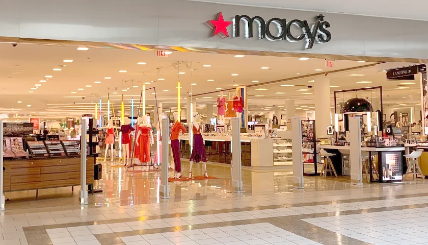 Macy's department store entrance