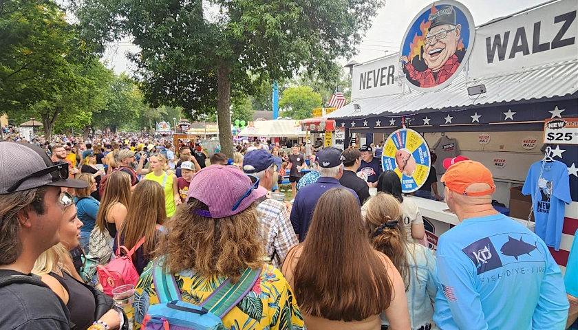 Minnesota State Fair "Never Walz" Booth