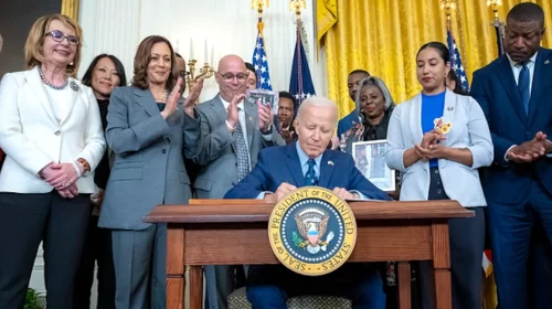 President Joe Biden, Kamala Harris - exec order